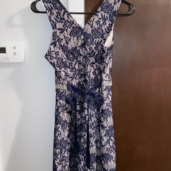 Sophia & Zeke Lucianna Lace Fit and Flare Dress - Picture 2 of 2